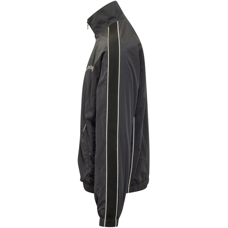 Palm Angels Daunenjacke Giacca con Zip Collo Alto e Logo schwarz(Image 3)