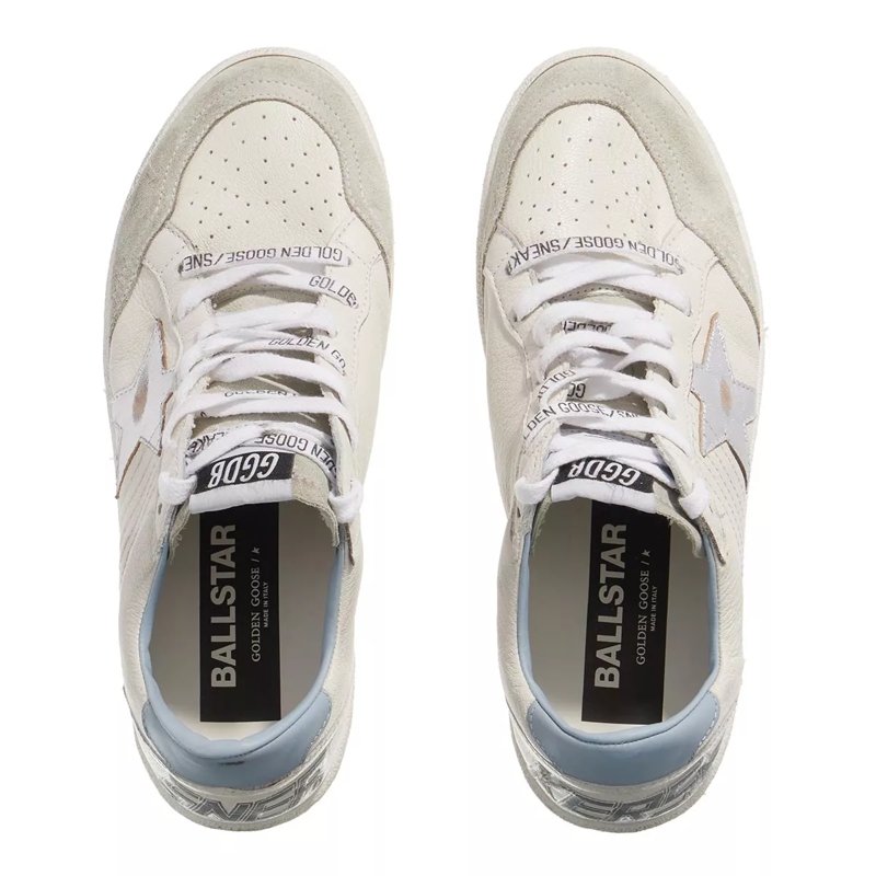 Golden Goose Sneaker basse Golden Low Top Sneakers White Blue Fog(Image 8)