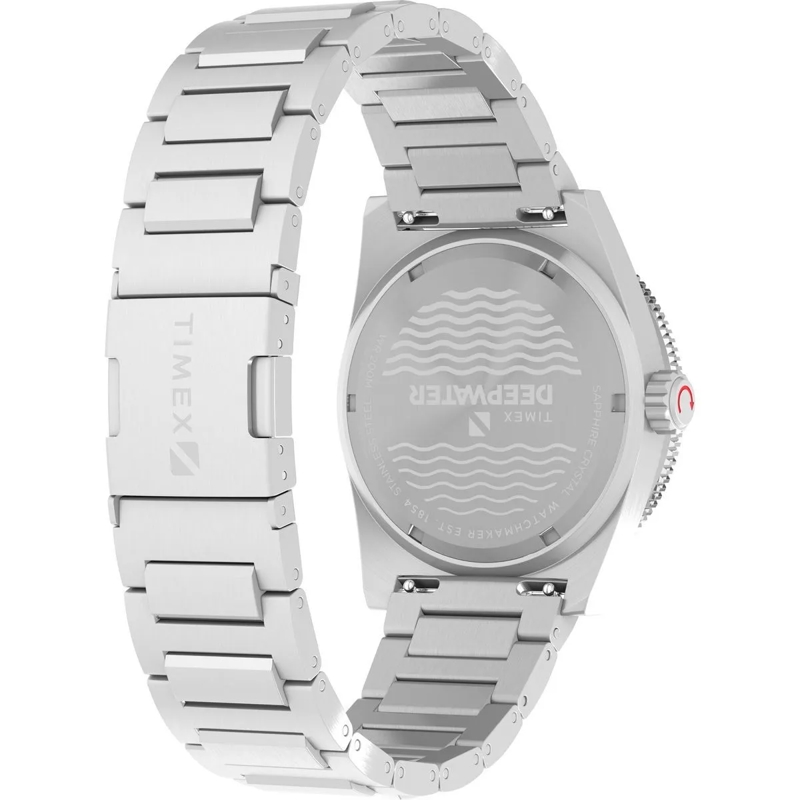 Timex Automatikuhr Quarz-Analoguhr Deepwater Reef 200 Gmt silber (Image 5)
