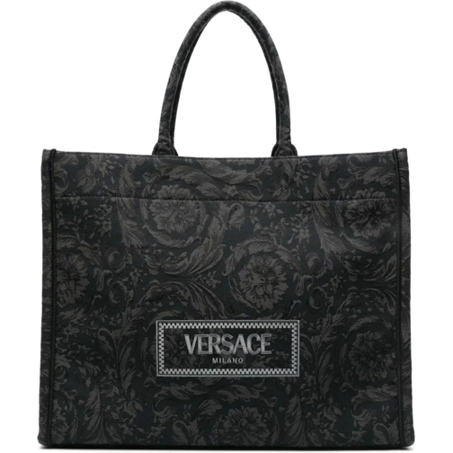 Versace Tote Bags Black Black schwarz