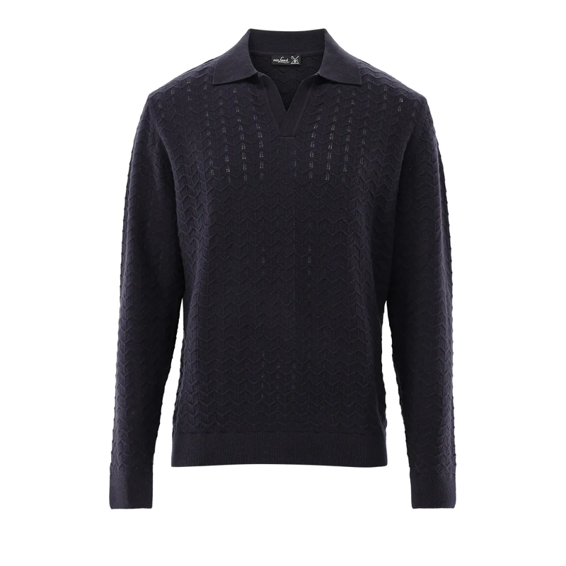 VAN LAACK  Pullover Uni dunkel-blau