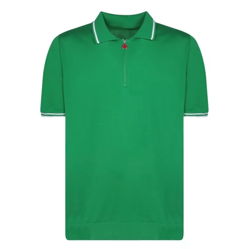 Kiton Short Sleeve Kiton Polo Shirt Green 