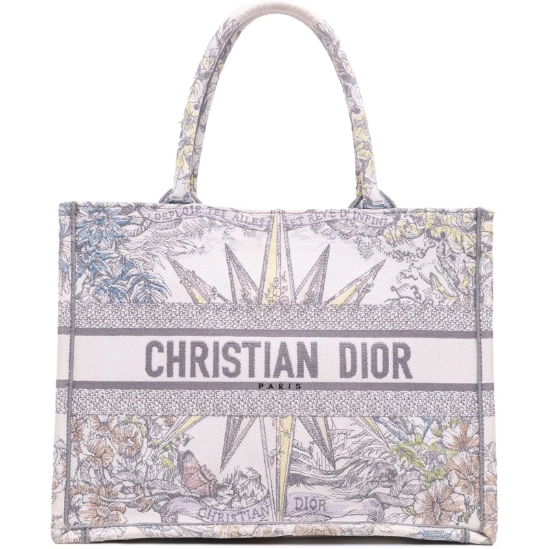 Christian Dior Shopper Medium Reve d Infini Book Tote lila