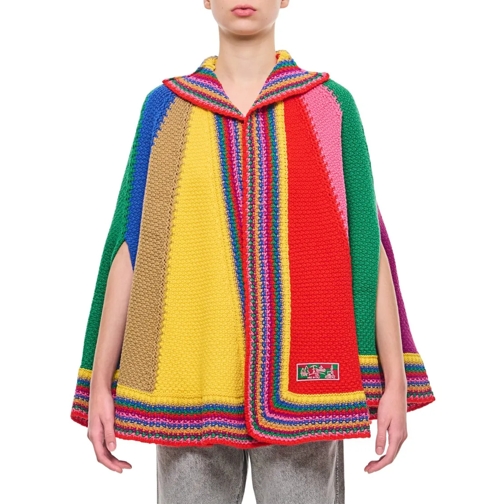 Pucci Cape Wool Multicolor Cape Multicolor