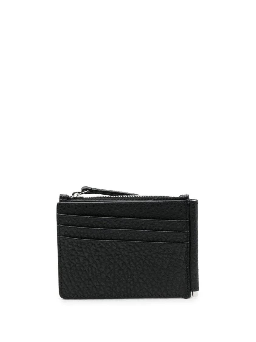 Maison Margiela Portemonnaies - Leather Wallet - Gr. unisize - in Schwarz - für Damen