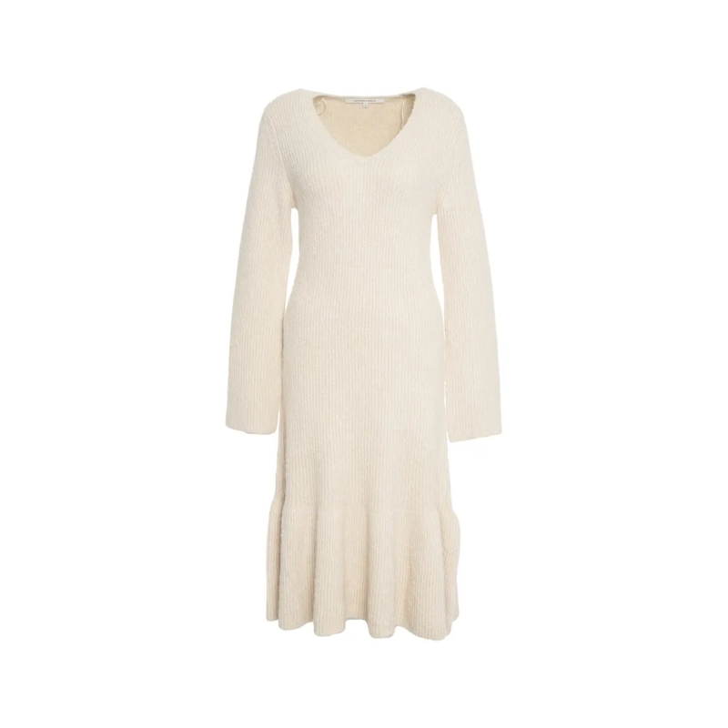 Second Female Midikleid Lise' Knit Dress Neutrals