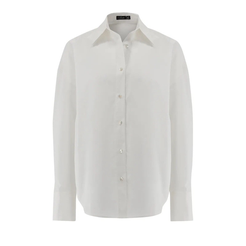 VAN LAACK Bluse Bluse Modern Fit Uni weiss