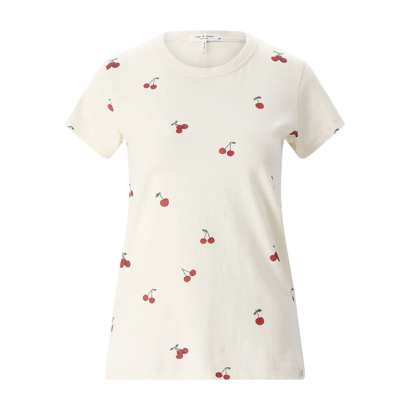 Rag & Bone T-shirt T-Shirt aus Baumwolle weiß