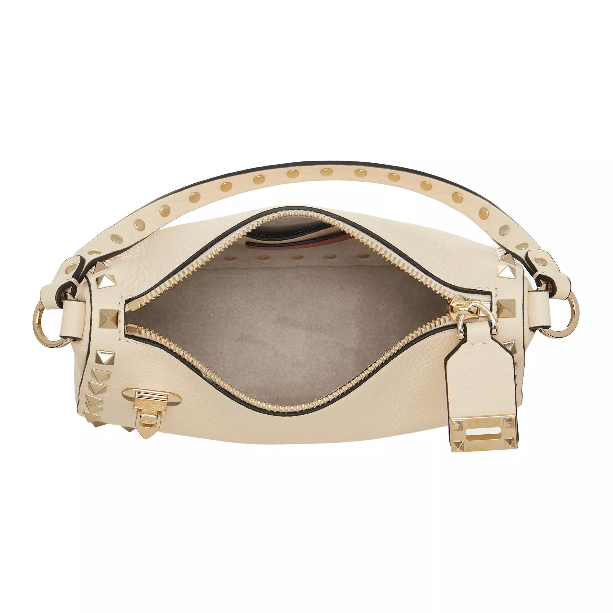 Valentino Garavani Crossbody bags Small Shoulder Bag Rockstud in crème