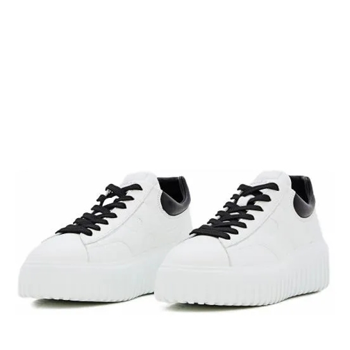 Hogan H-Stripes Lace Up Sneakers White Low-Top Sneaker