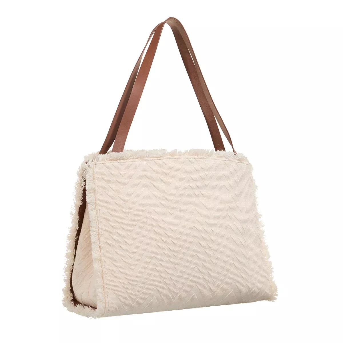Missoni Shoppers & Totes MI10006D Tote Medium in crème