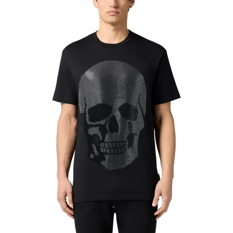 Philipp Plein T-Shirt Round Neck T-Shirt Skull Stones schwarz(Image 3)