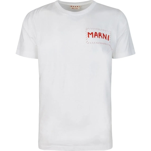 Marni T-shirts Marni T-shirts and Polos White weiß