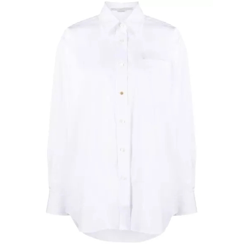Stella McCartney Regenerative Cotton Boyfriend Shirt White 