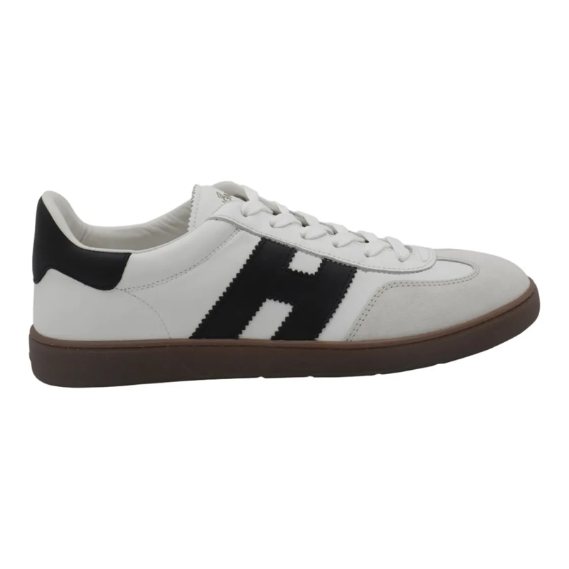 Hogan Lage-top sneaker Low-Top Sneakers With Bold Black 'H' Design Grey