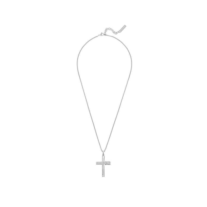 Police  Herrenkette Crosstone- Herrenkette- Farbe: silb silber
