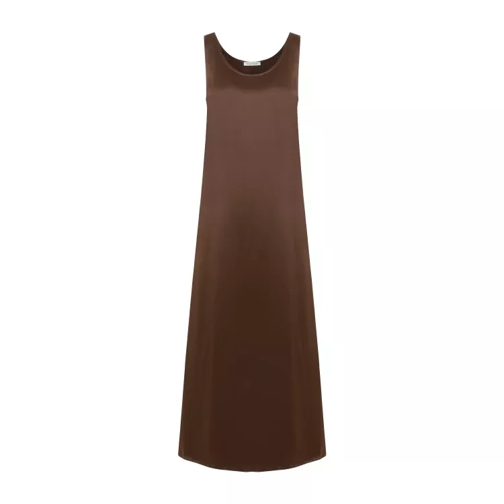 By Malene Birger Warn Brown Acetate Jerrica Dress Brown 