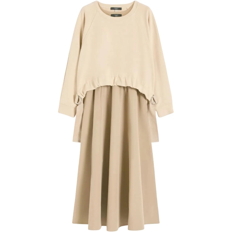 Max Mara Midikleid Max Mara Weekend Wkddestino Jurken Lichtbruin 2615 braun