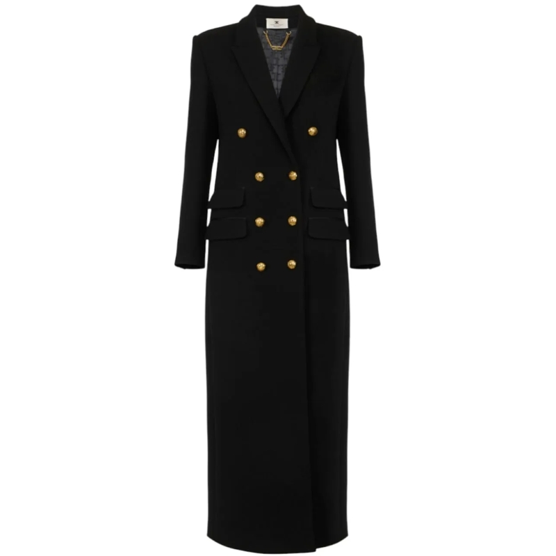Elisabetta Franchi Veste de transition Coats Black schwarz