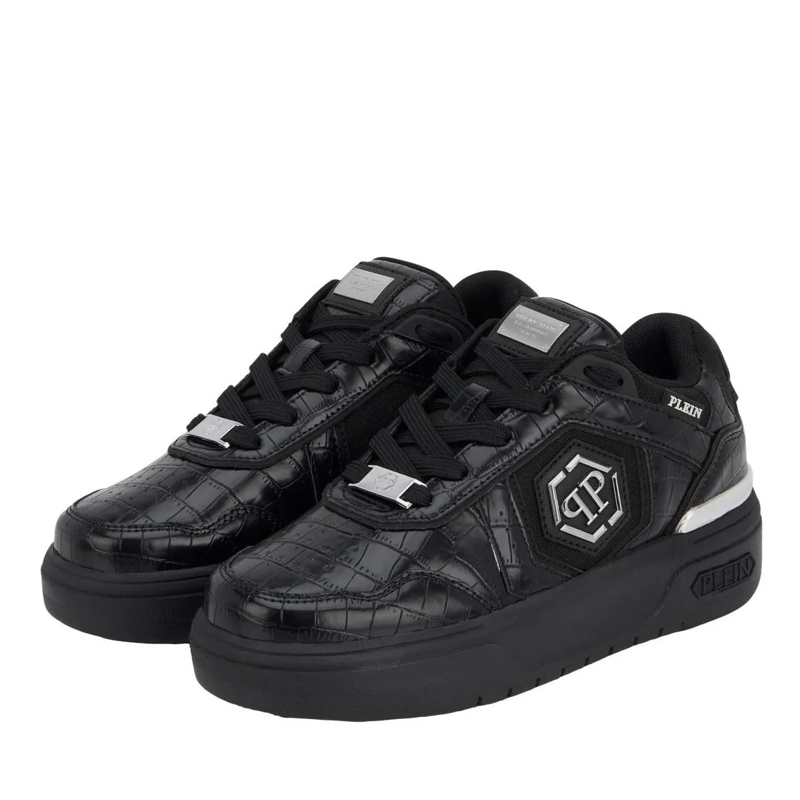 Philipp Plein Low-Top-Sneaker Low-Top Sneakers Sk8R Plein Cocco schwarz(Image 2)
