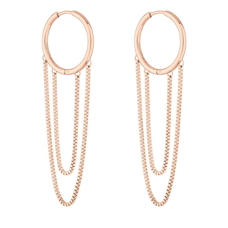 Liebeskind Berlin Ohrstecker Edelstahl Ohrringe rose