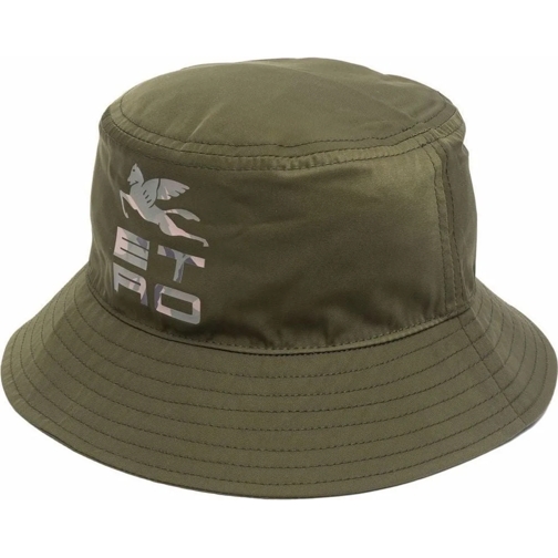 Etro  Pegasus Logo Bucket Hat grün