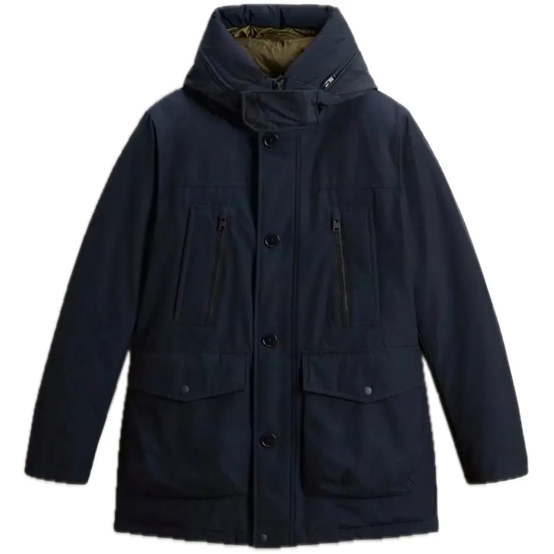 Woolrich Doudoune Ramar Arctic Parka Evolution Melton blau