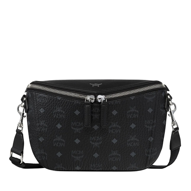 MCM Crossbody Bag Diamond Vi Lthr Mix Crossbody Sml Bk Black