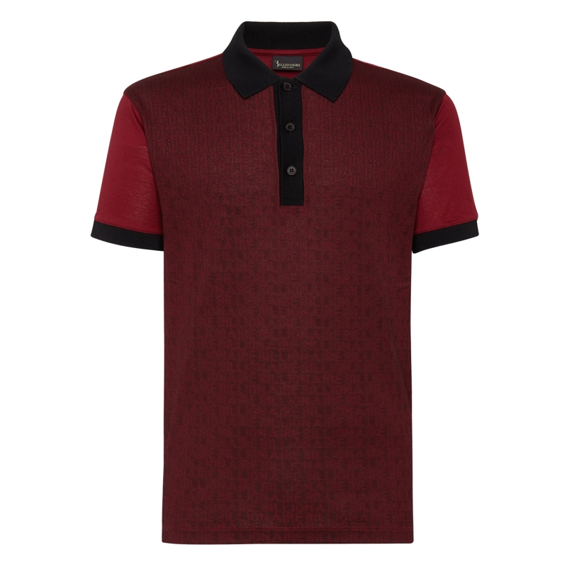 BILLIONAIRE Top Poloshirt bordeaux