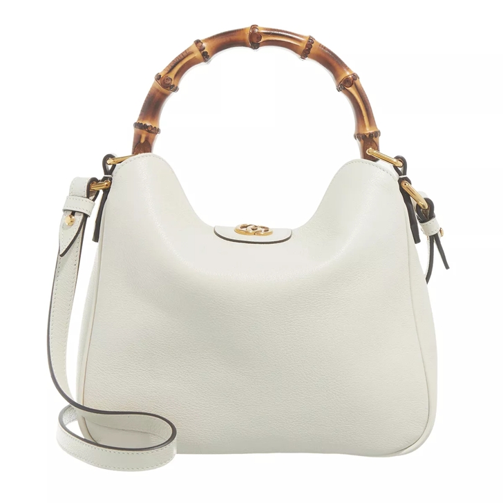 Gucci Small Diana Shoulder Bag White Leather Crossbody Bag