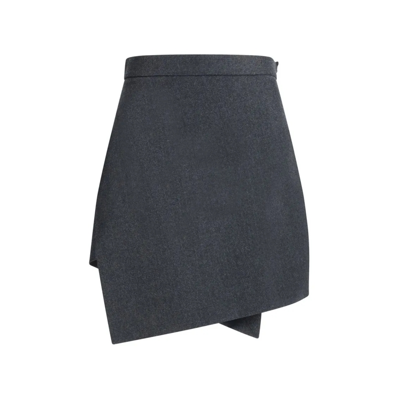 Vivienne Westwood Minirock Asymmetrical Hem Mini Infinity Skirt Grey