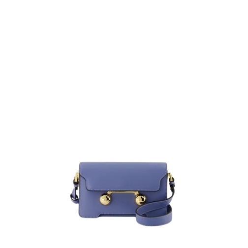 Marni Sac à bandoulière Mini Shoulder Bag - Leather - Blue Blue