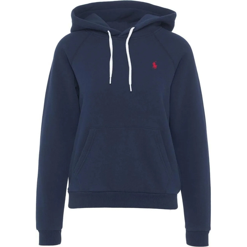 Ralph Lauren  Hoodie with embroidered logo blau