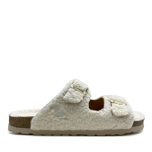 thies Sandaal thies 1856 ® Eco Teddy Sandal vegan off white (W/X weiß