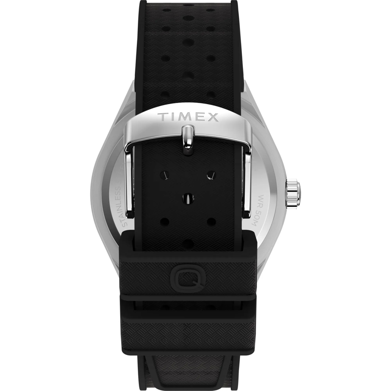 Timex Quarzuhr Quarz-Analoguhr Q Timex Continental Gmt schwarz(Image 3)