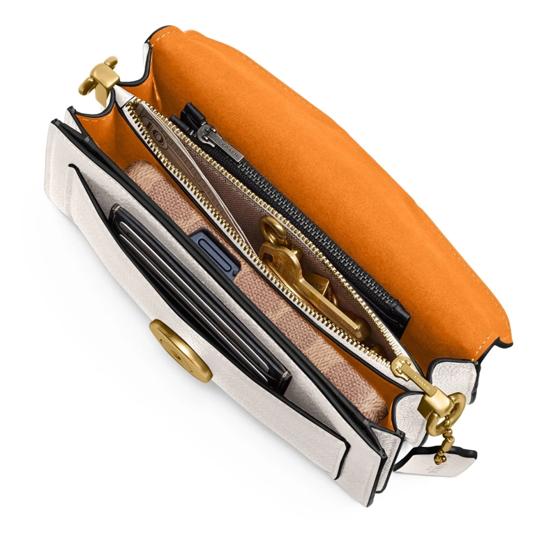 Coach Schultertasche Polished Pebble Leather Tabby Shoulder Bag 20 Refr Chalk(Image 7)