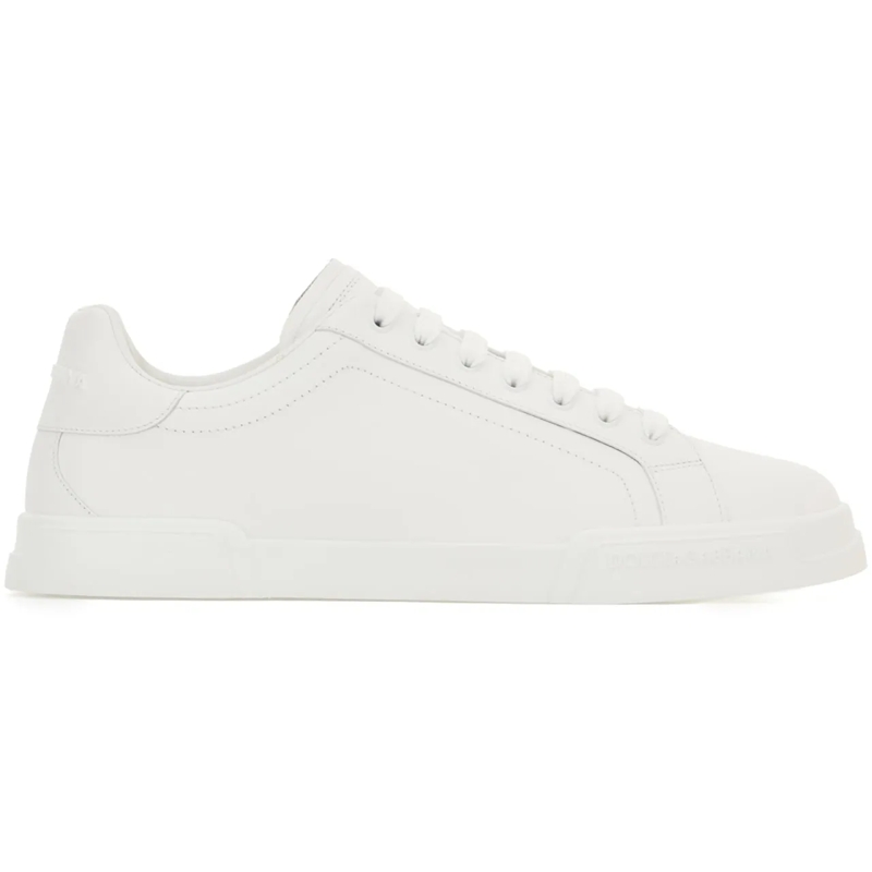 Dolce&Gabbana Low-Top-Sneaker Dolce&gabbana White leather sneakers weiß