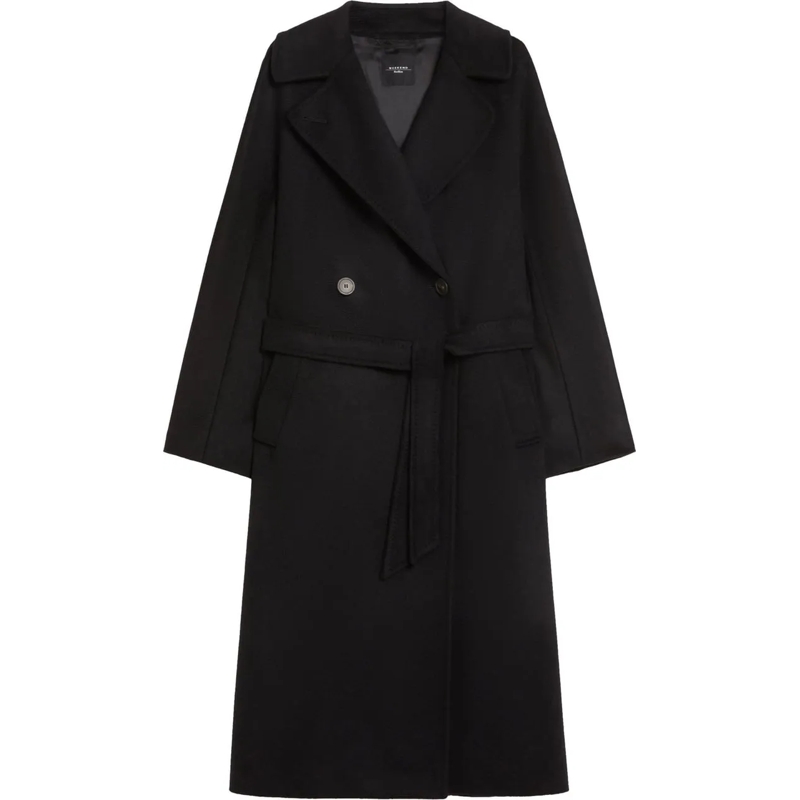 Max Mara Veste de transition Coats Black schwarz