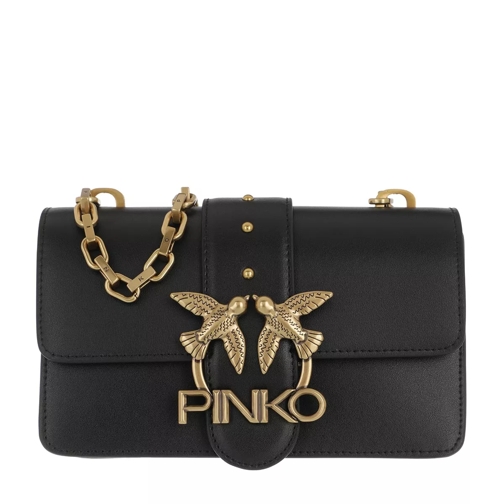 Pinko Love Mini Icon Simply 5 Crossbody Black Crossbody Bag