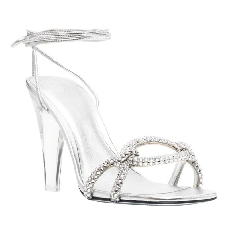 Valentino Garavani Sandalen Sandal Silver silber