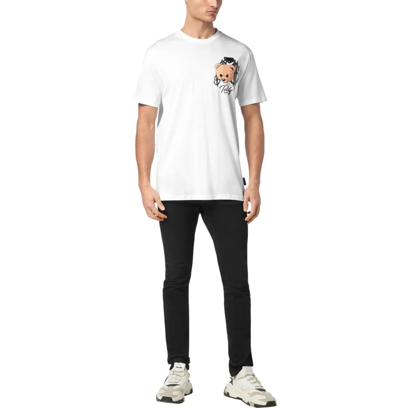 Philipp Plein T-Shirt T-Shirt Teddy weiss(Image 5)