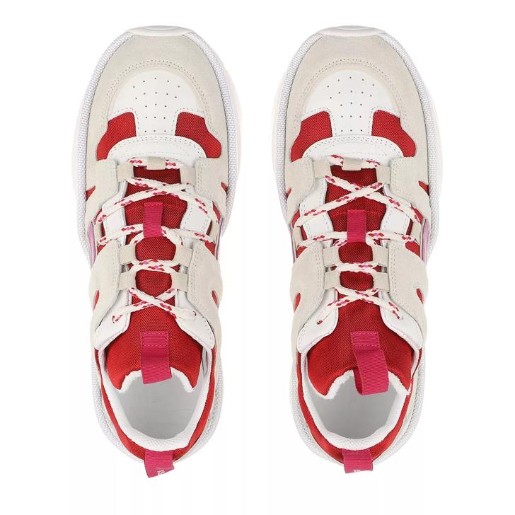 George Bernard Dwaal kofferbak Isabel Marant Kindsay Sneakers Red/Pink | lage-top sneaker | fashionette