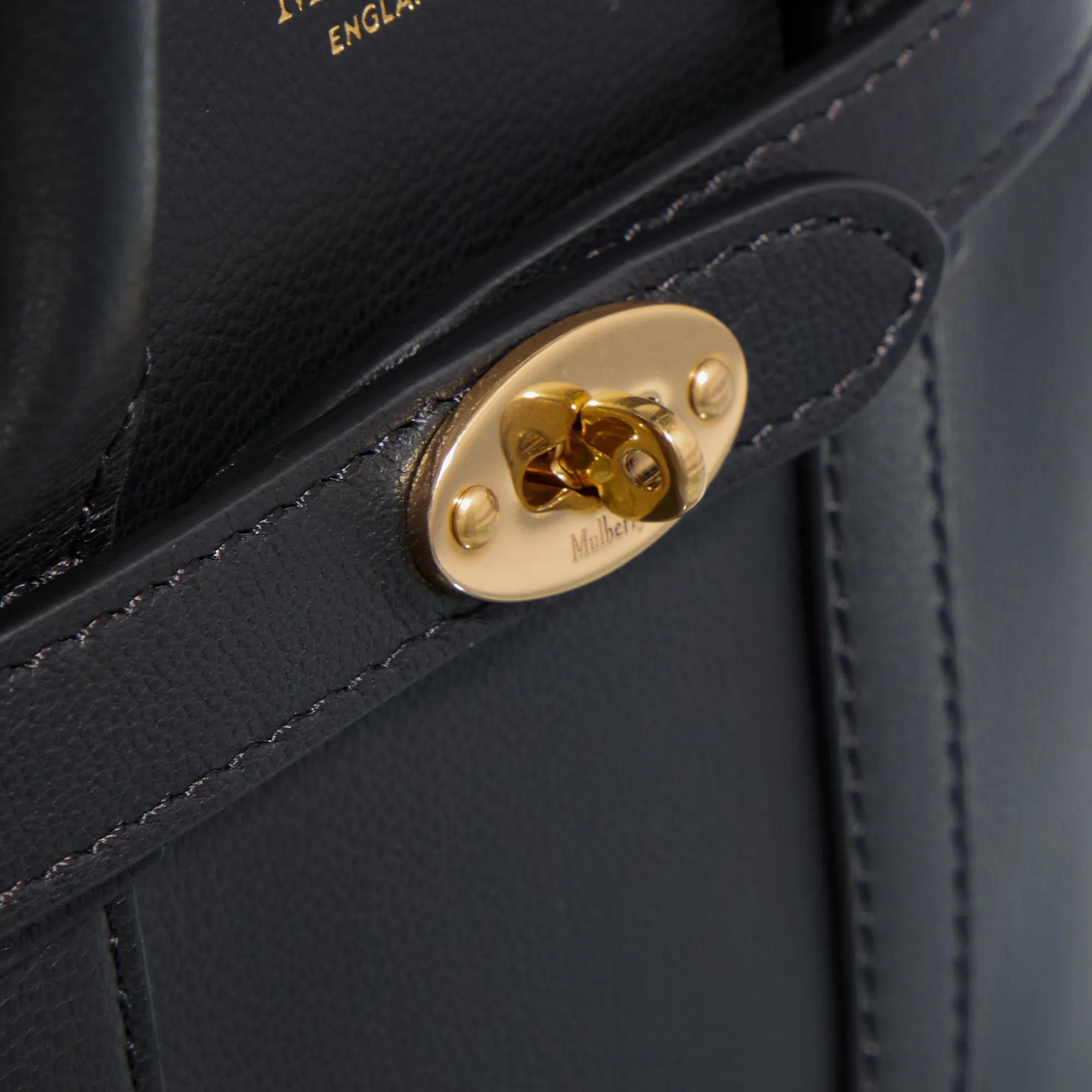 Mulberry Crossbody bags Micro Zipped Bayswater in zwart