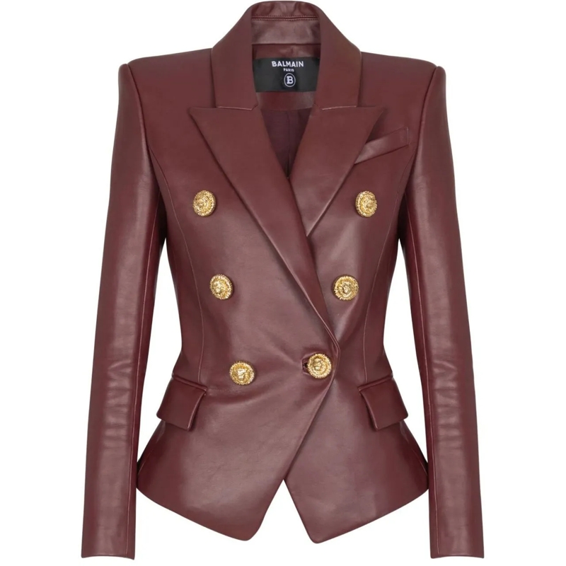Balmain Veste de transition Jackets Aubergine lila