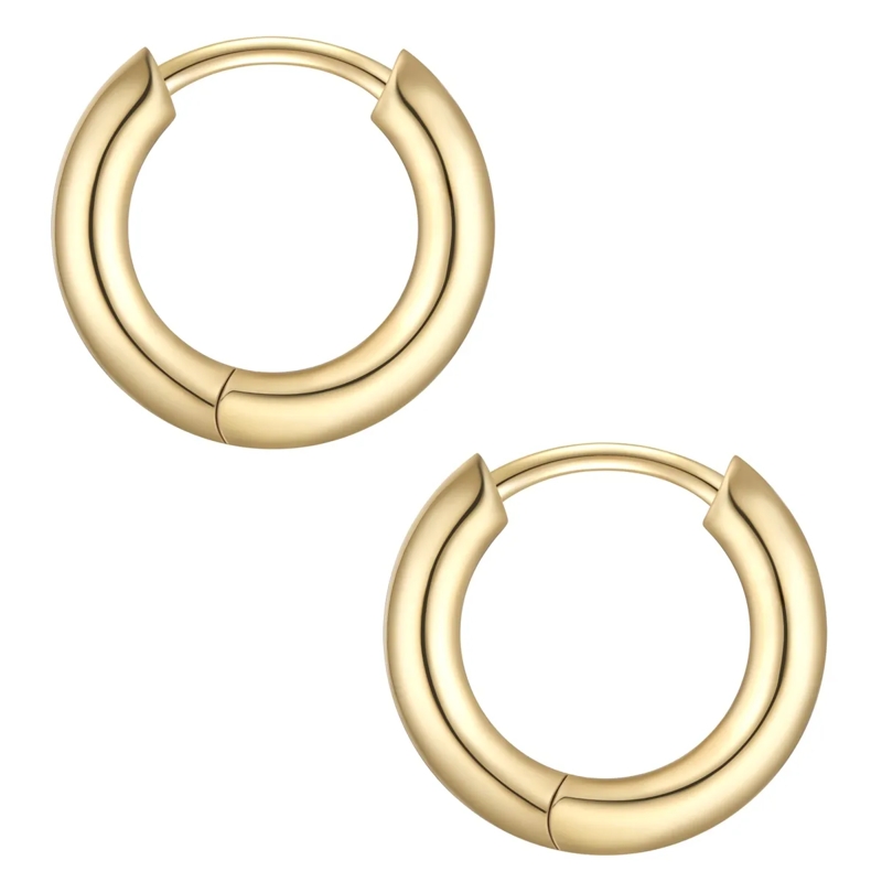 Glanzstücke München Ohrhänger Sterling Silber Creolen gold(Image 3)