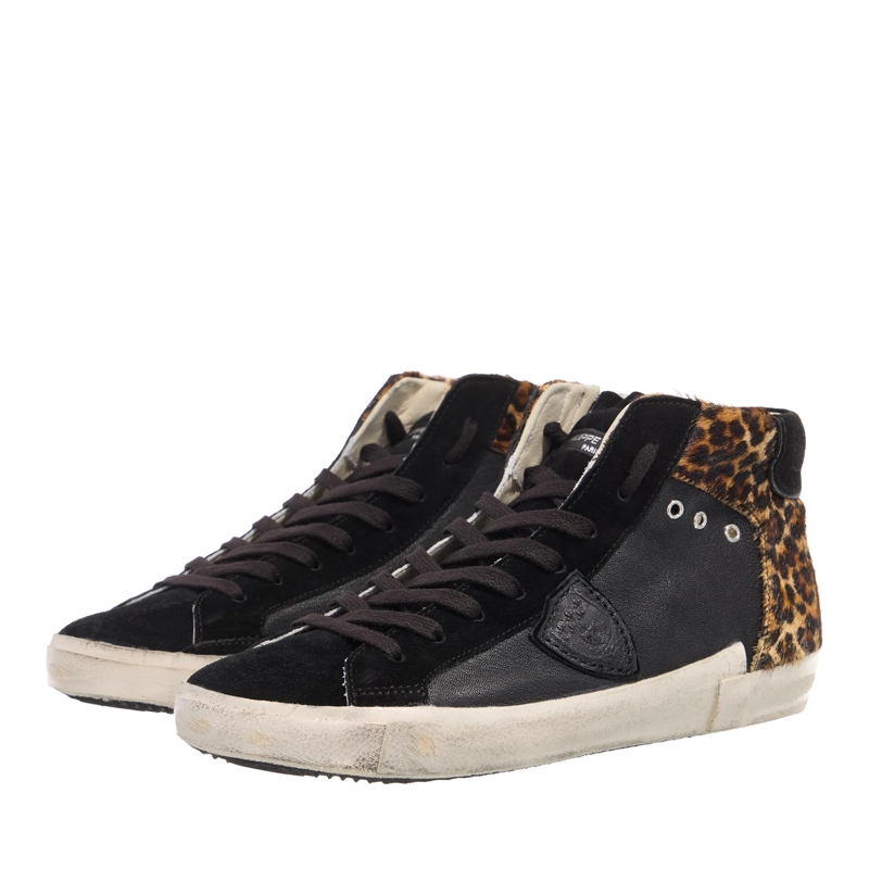 Philippe Model High-Top-Sneaker Prsx High Woman West Animalier_Noir Leo(Image 3)