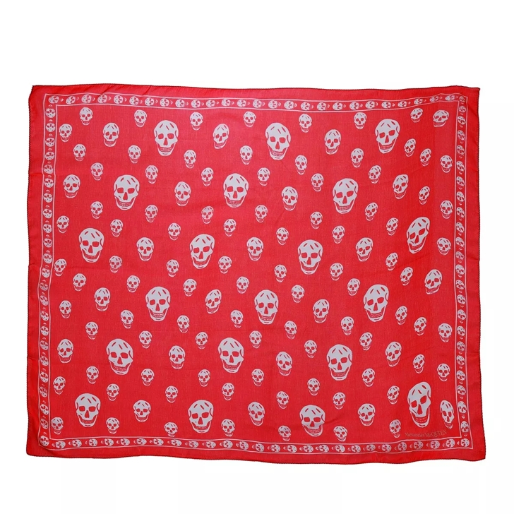 Alexander mcqueen multicolor skull hot sale scarf