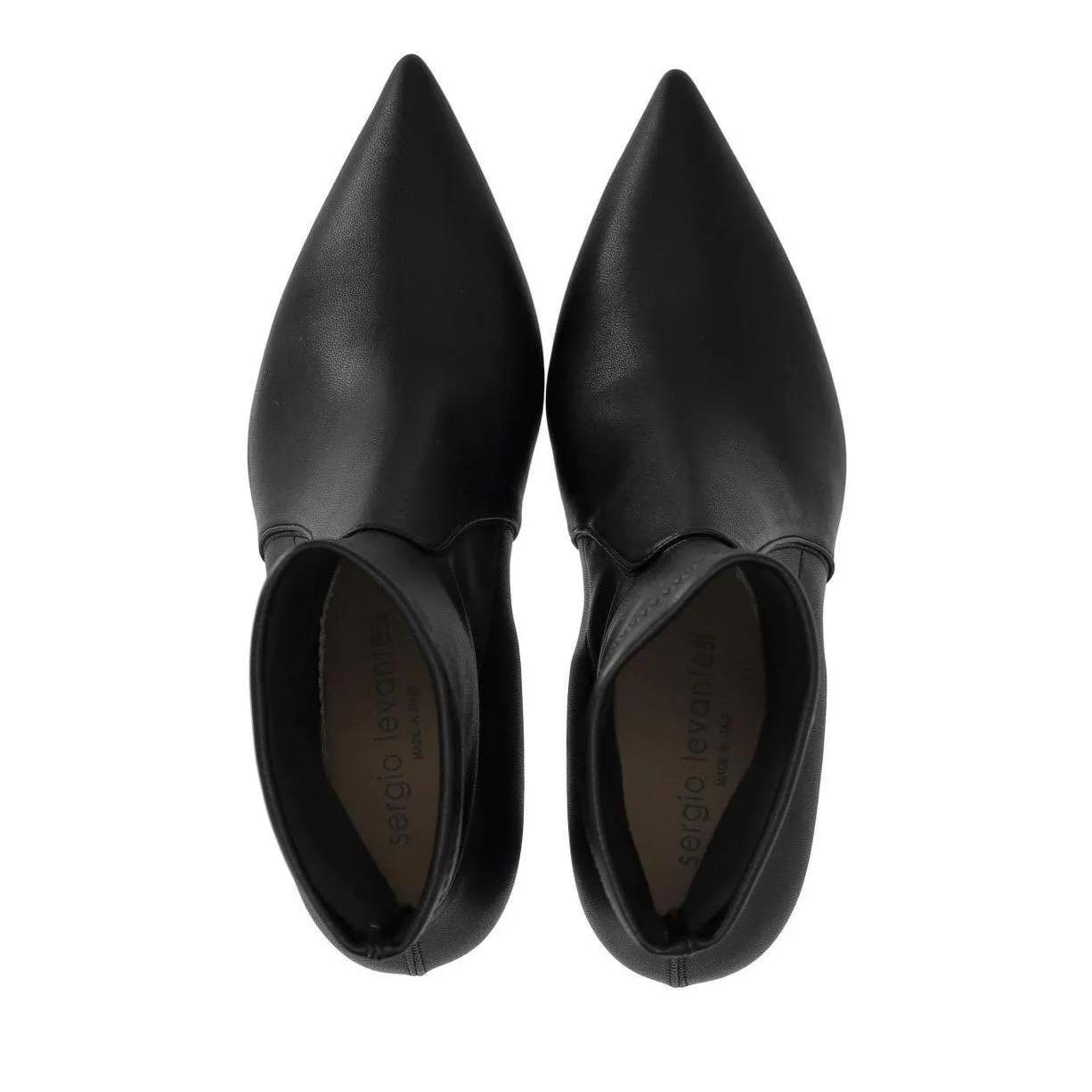 ブーツその他 Sergio Levantesi Janet Black Heeled Ankle Boot Sergio Levantesi Janet Black Heeled Ankle Boot | ShopSimon
