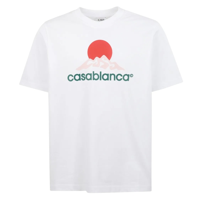 Casablanca T-Shirt Front Logo T-Shirt White