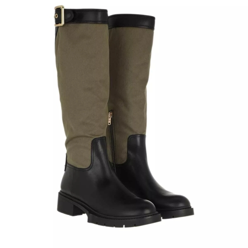 Coach Leigh Twill Boot Army Green Stiefel